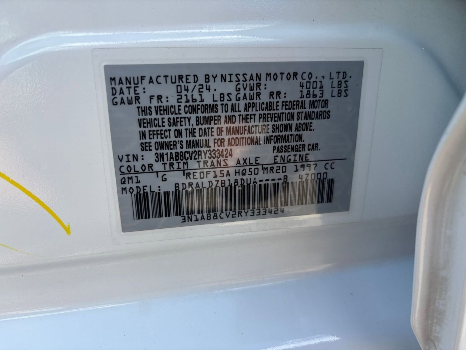 2024 Nissan Sentra SV 22