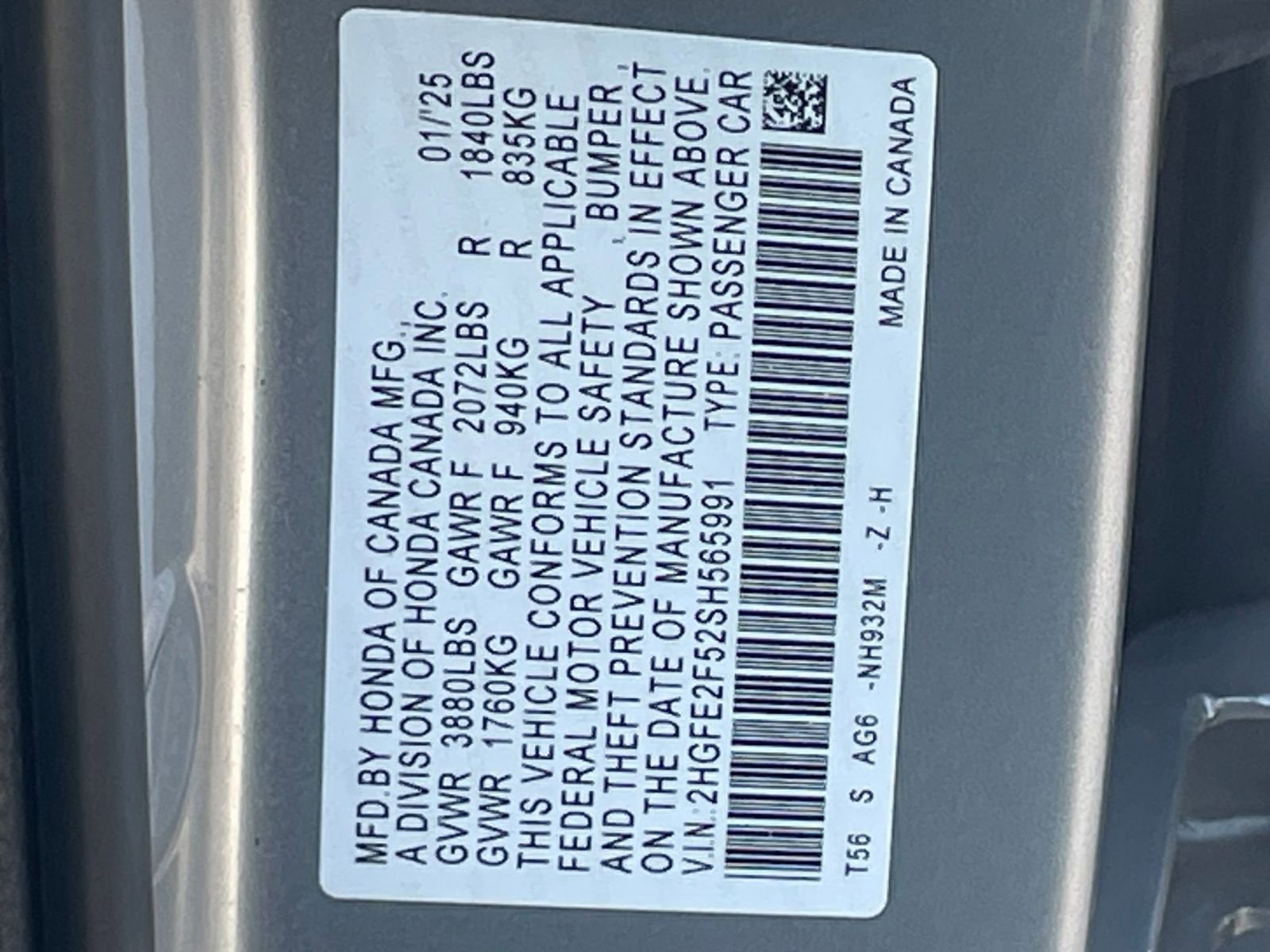 Thumbnail: 2025 Honda Civic - 29