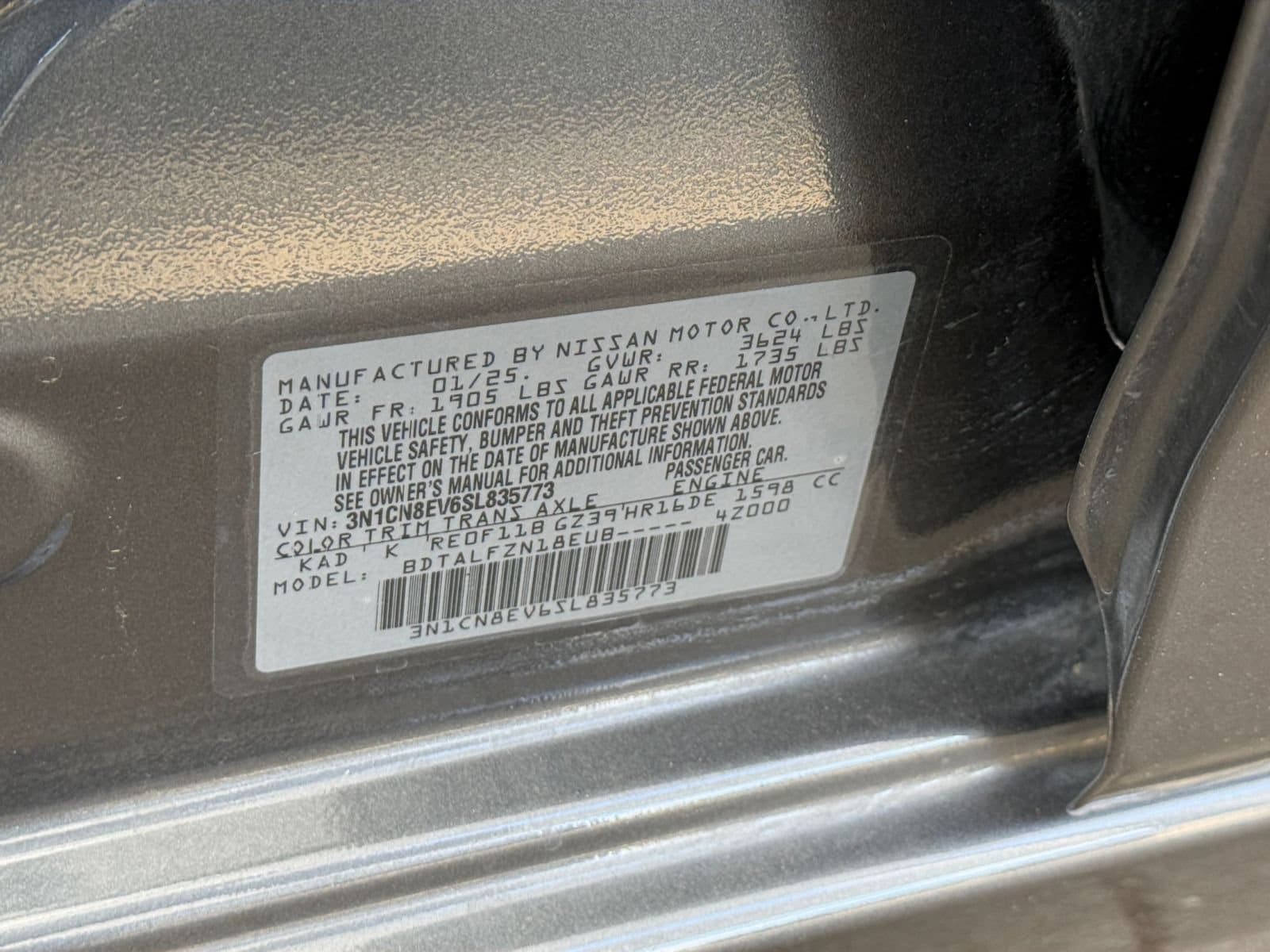 2025 Nissan Versa Sedan SV - Photo 24