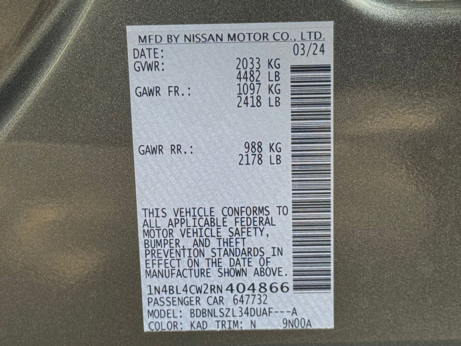 Thumbnail: 2024 Nissan Altima - 29