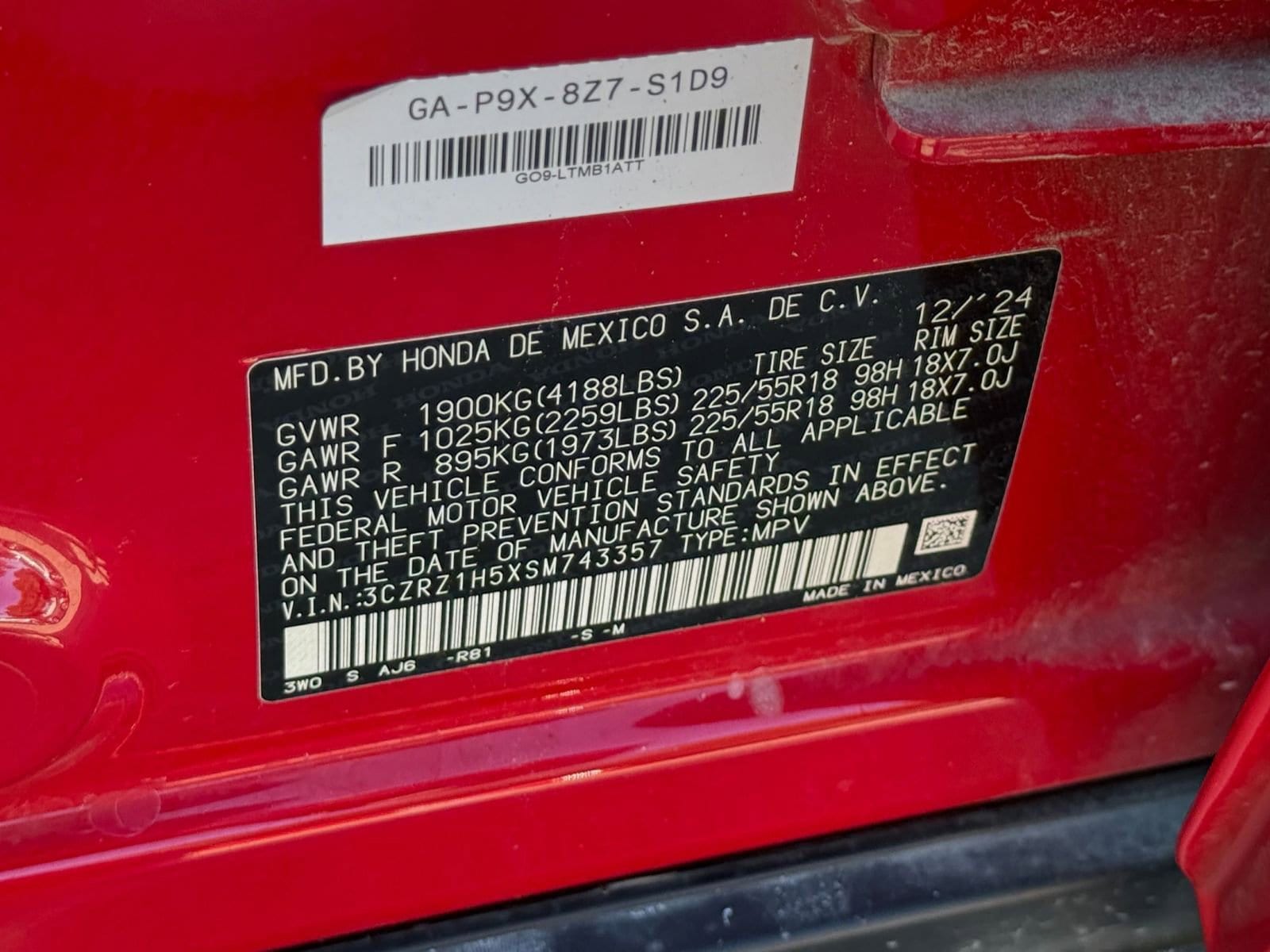 Thumbnail: 2025 Honda HR-V - 29