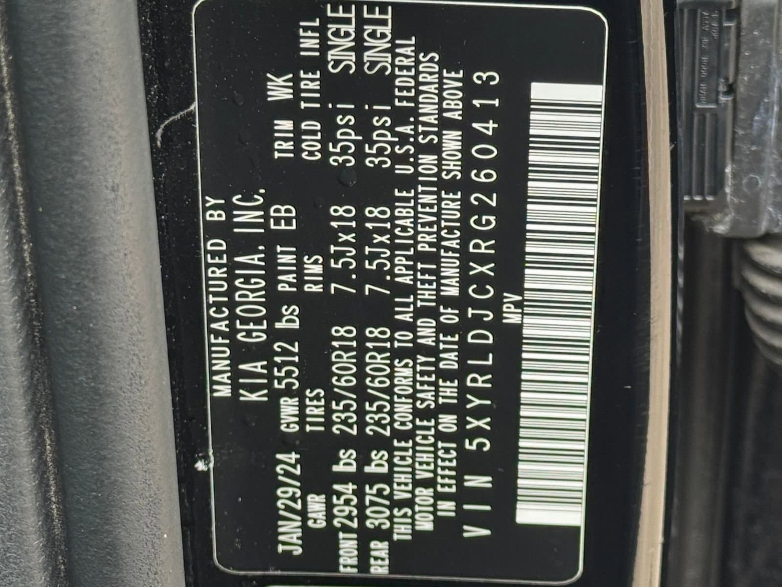 2024 Kia Sorento S 29