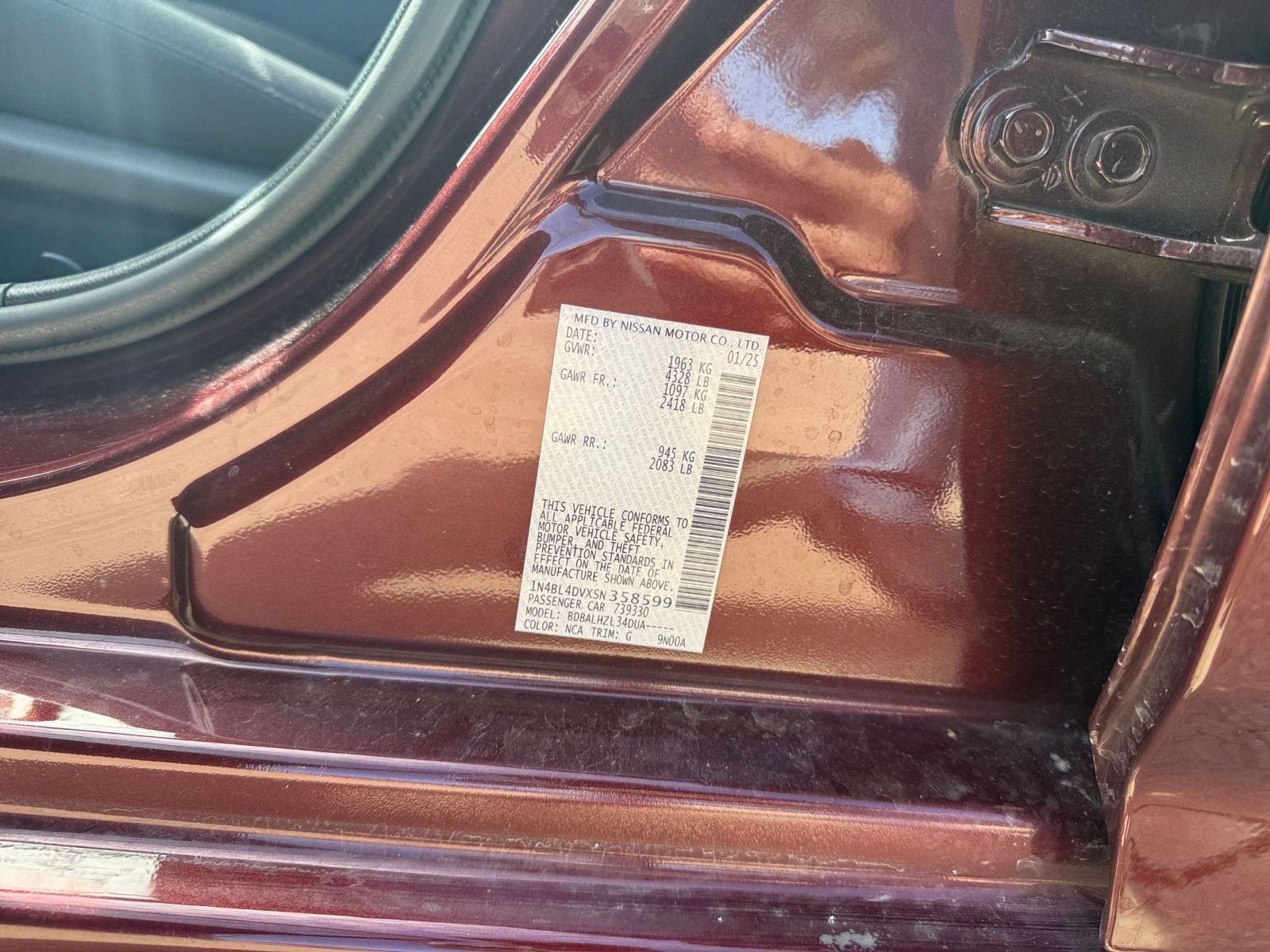 Thumbnail: 2025 Nissan Altima - 29