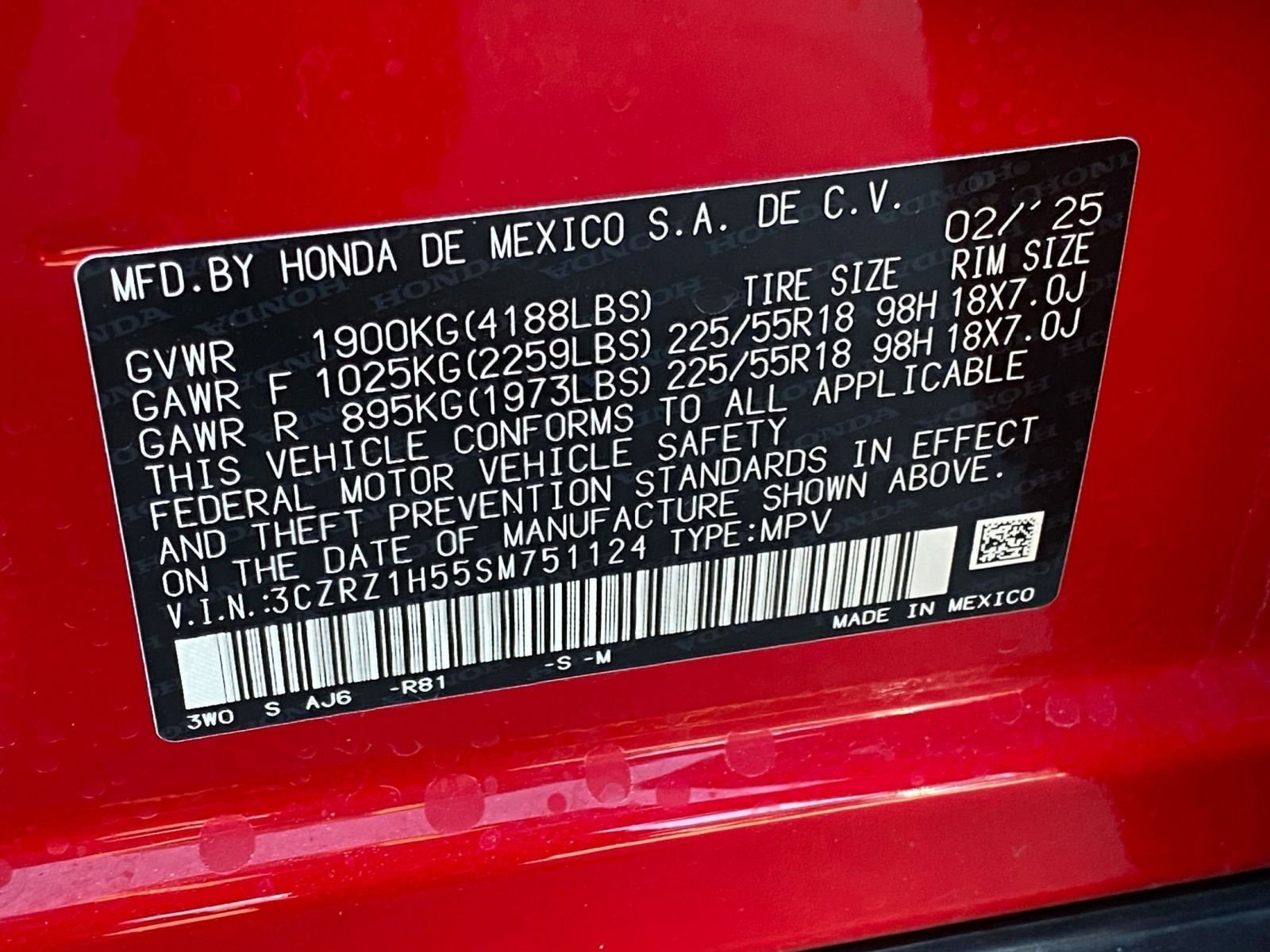 Thumbnail: 2025 Honda HR-V - 29