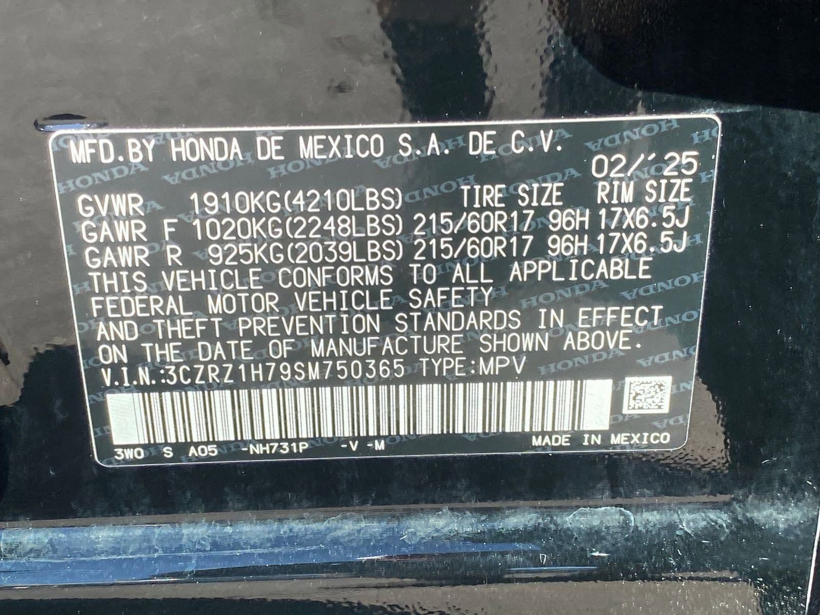 Thumbnail: 2025 Honda HR-V - 29