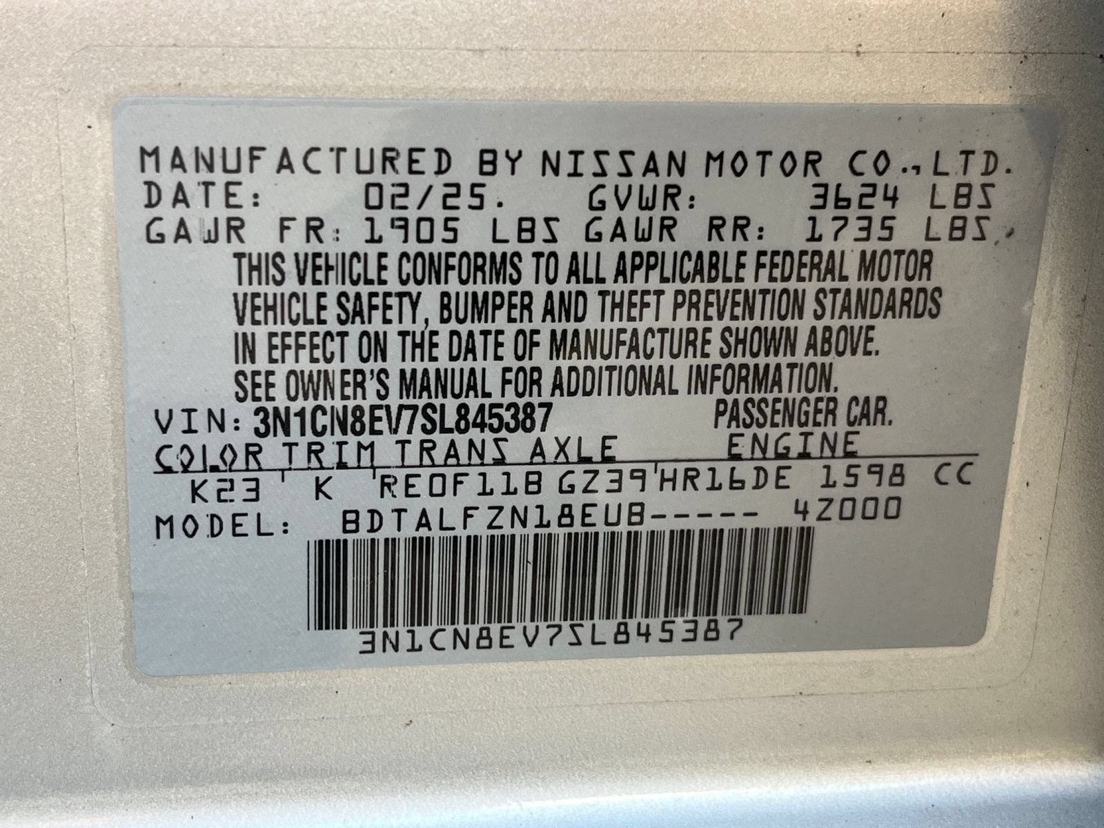 Thumbnail: 2025 Nissan Versa - 34