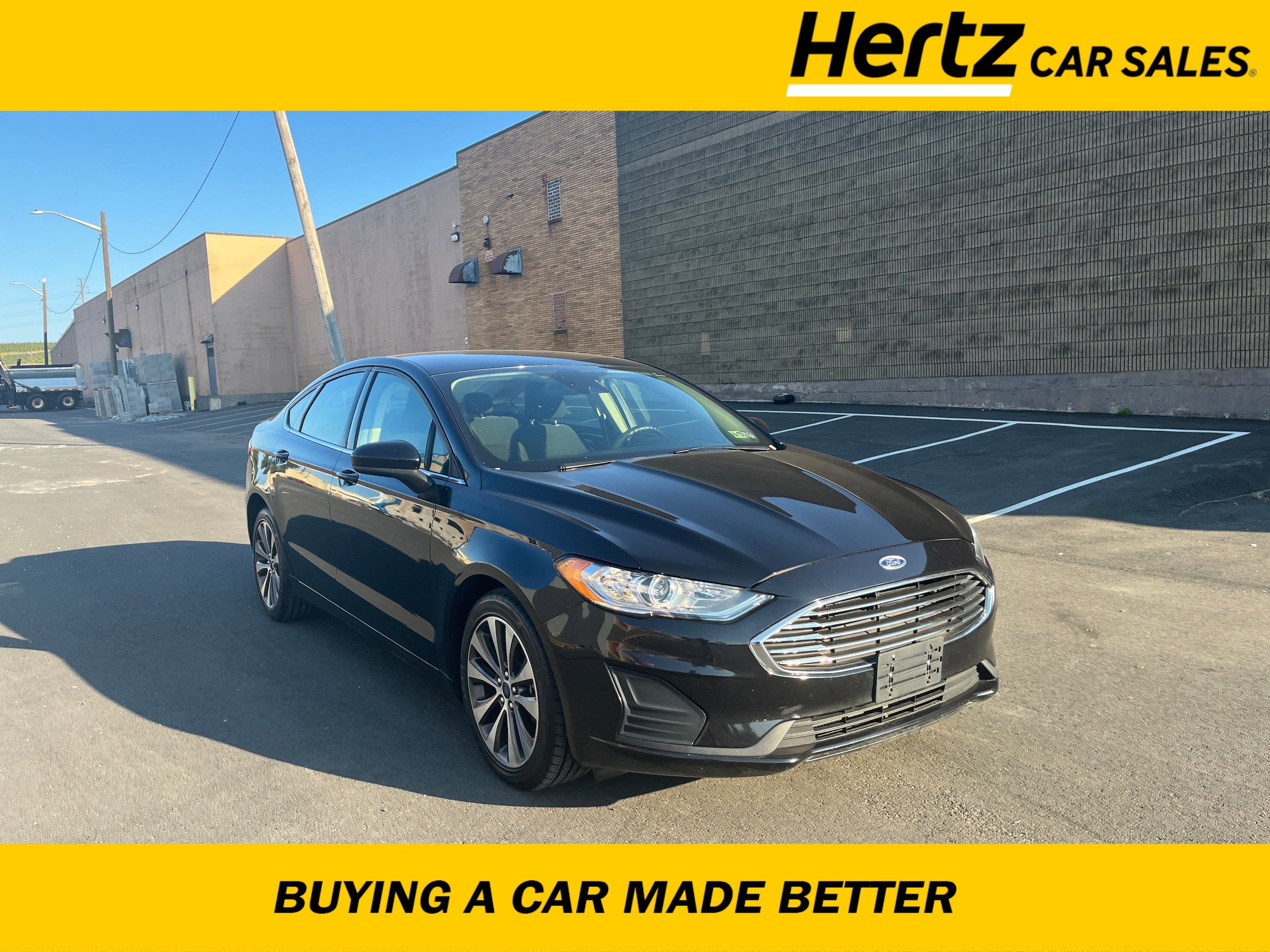 2019 Ford Fusion SE Hero Image