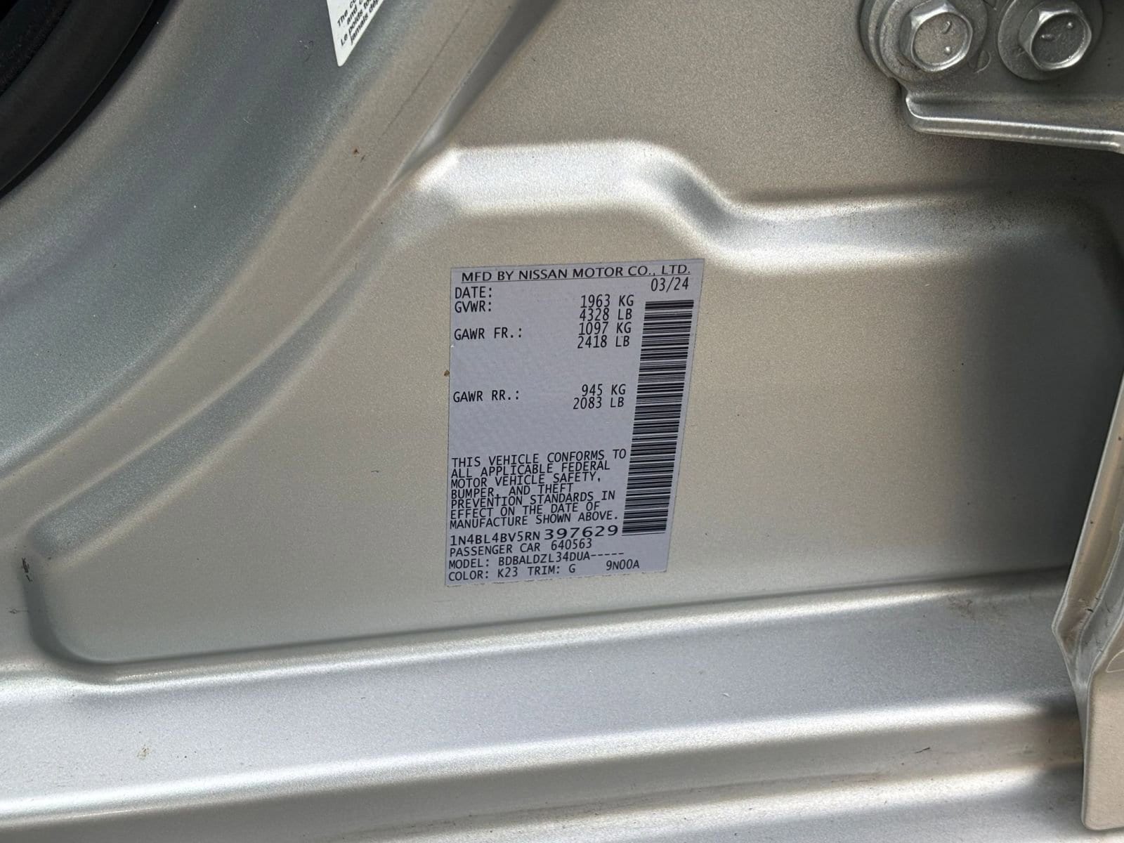 Thumbnail: 2024 Nissan Altima - 25