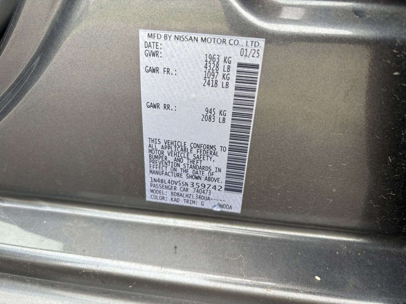 Thumbnail: 2025 Nissan Altima - 29