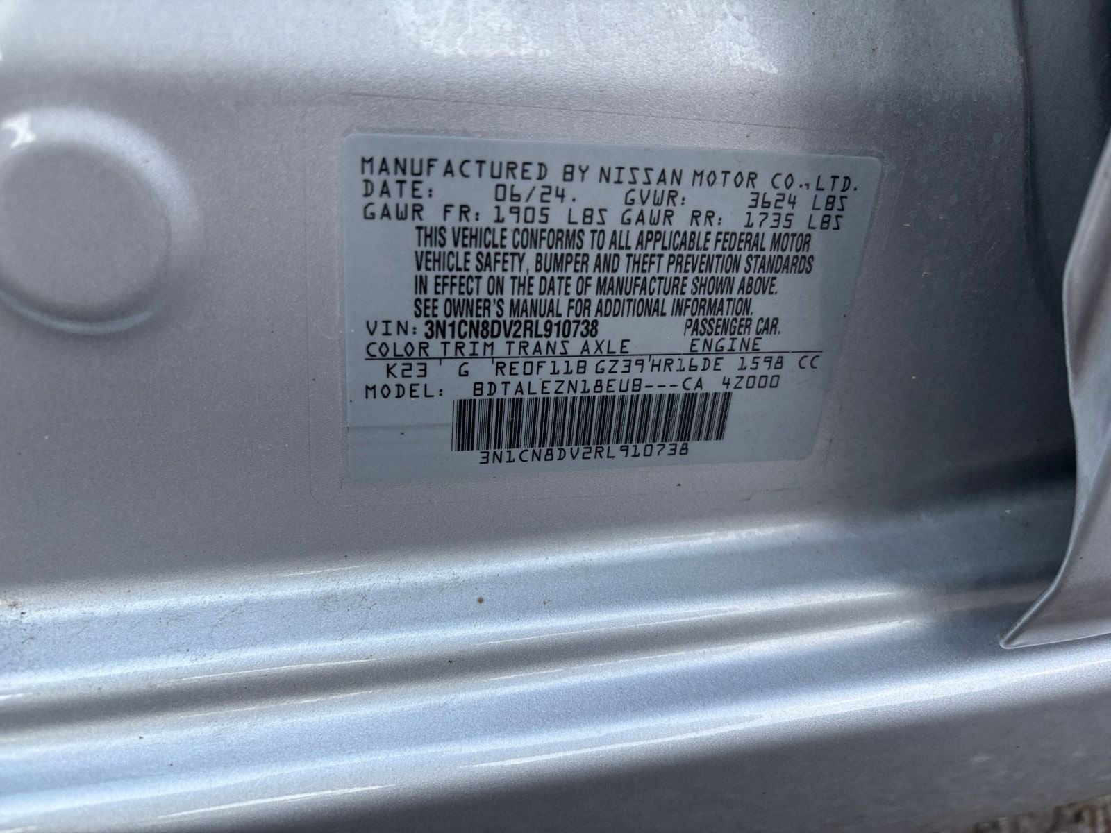 2024 Nissan Versa S 23