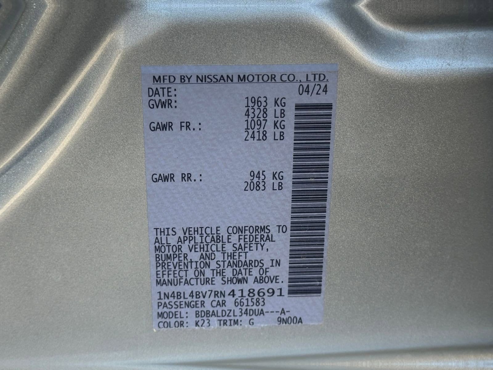 Thumbnail: 2024 Nissan Altima - 27