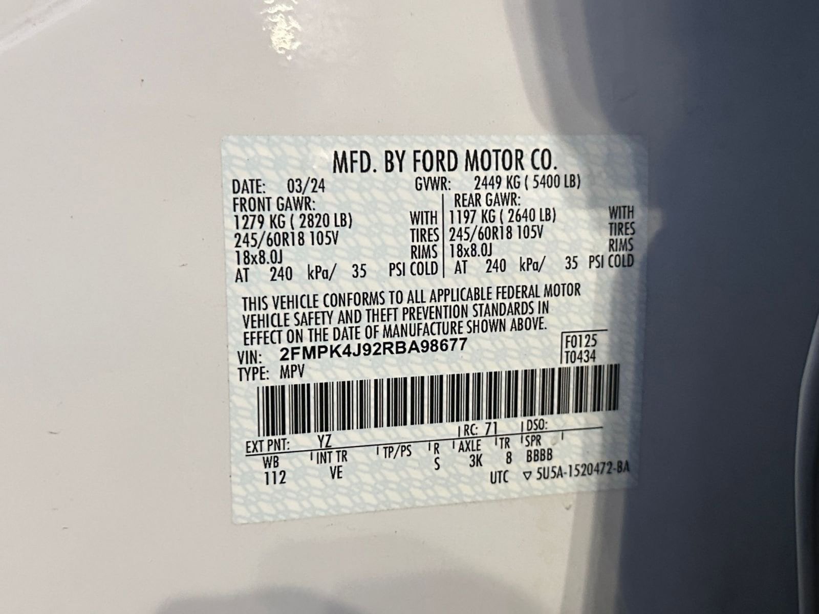 2024 Ford Edge SEL 29