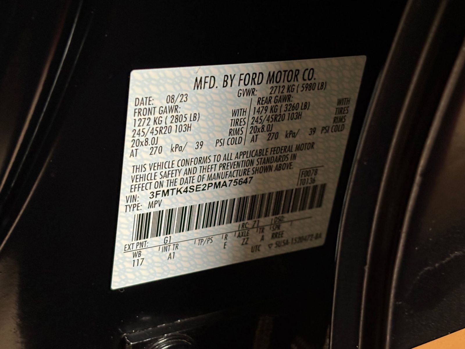 Thumbnail: 2023 Ford Mustang Mach-E - 34