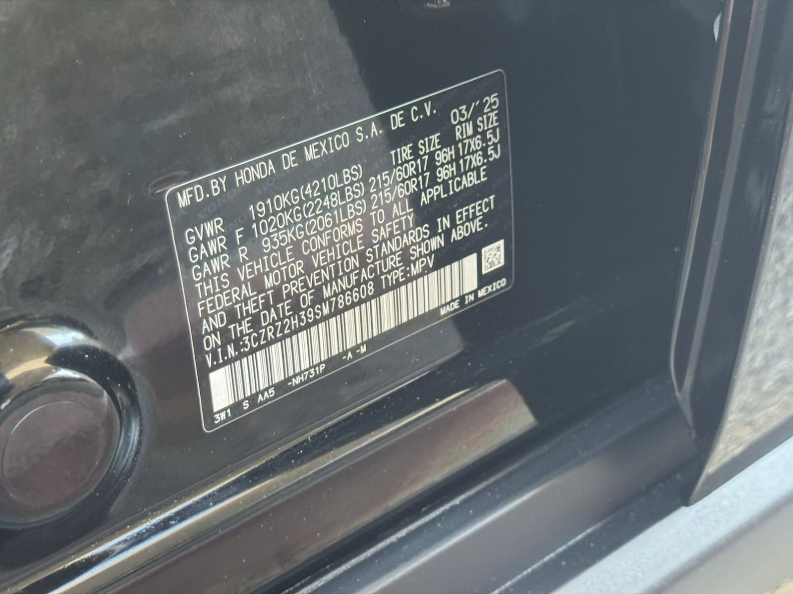 Thumbnail: 2025 Honda HR-V - 27