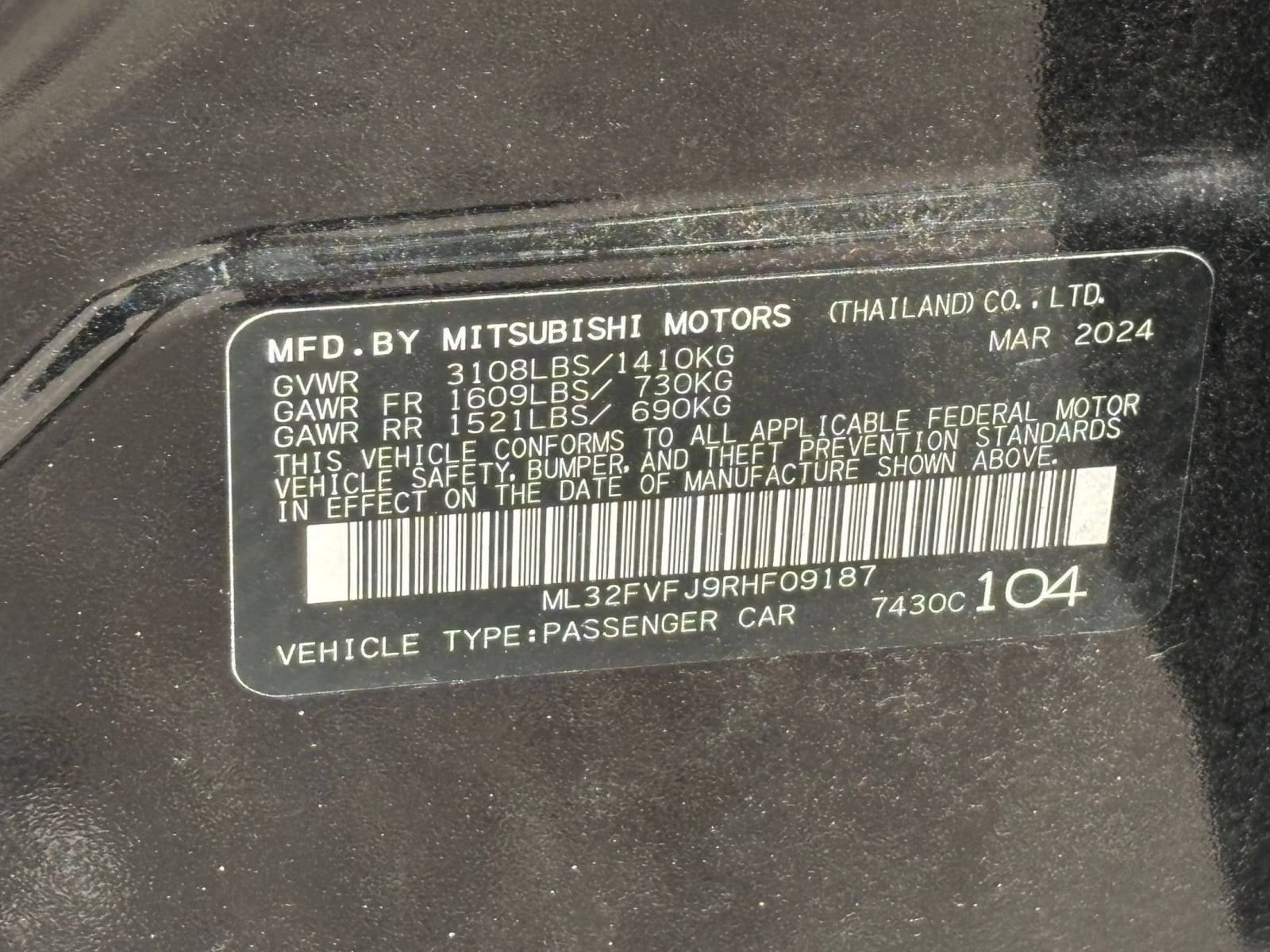 Thumbnail: 2024 Mitsubishi Mirage G4 - 10