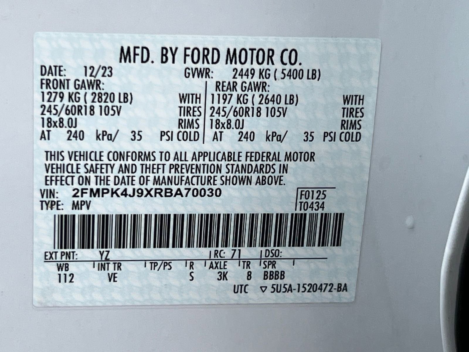 Thumbnail: 2024 Ford Edge - 25