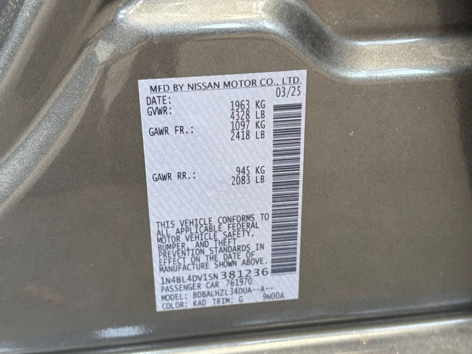 Thumbnail: 2025 Nissan Altima - 28