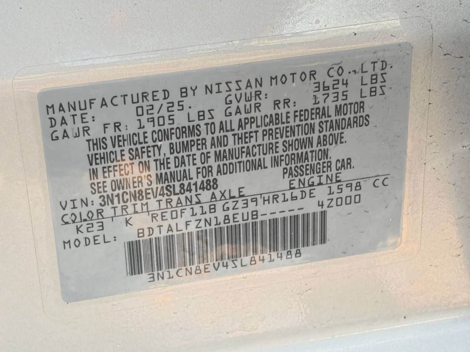 Thumbnail: 2025 Nissan Versa - 27