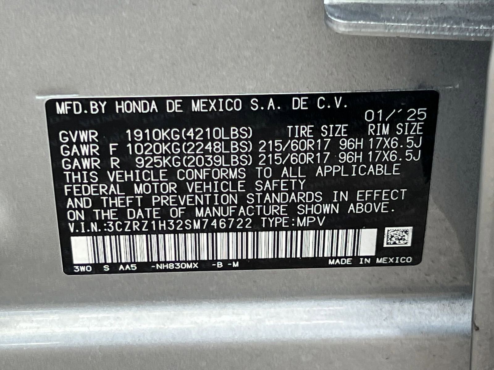 Thumbnail: 2025 Honda HR-V - 33