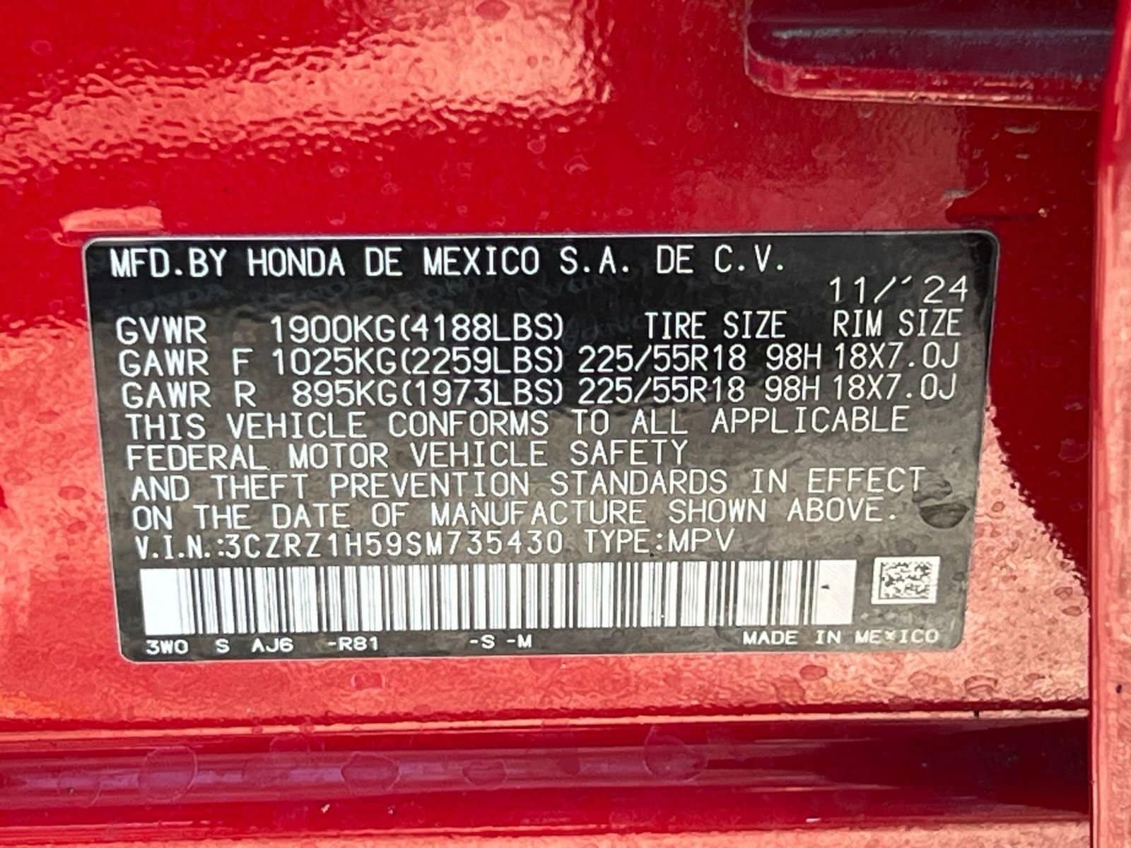 Thumbnail: 2025 Honda HR-V - 22