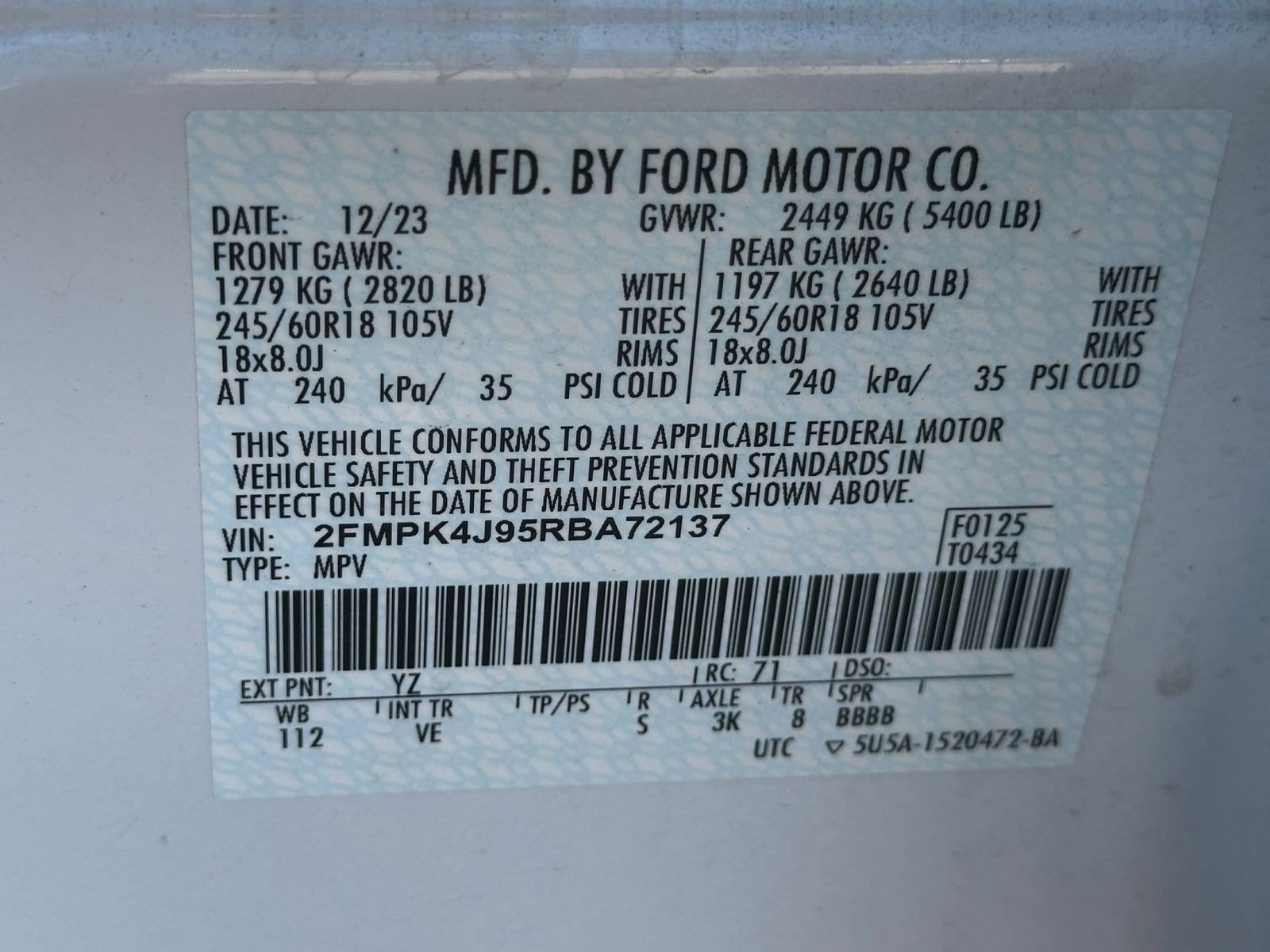 Thumbnail: 2024 Ford Edge - 22