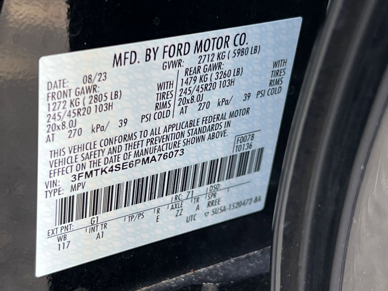 Thumbnail: 2023 Ford Mustang Mach-E - 25