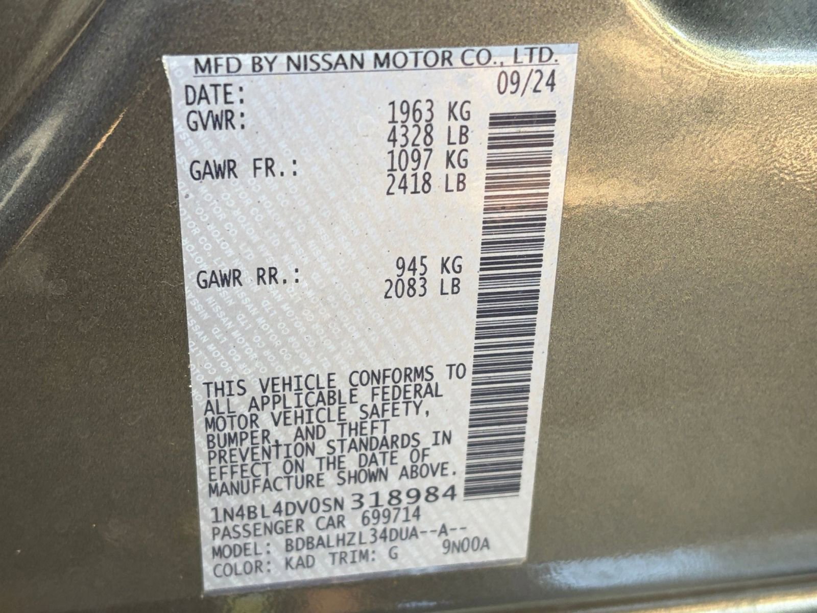 Thumbnail: 2025 Nissan Altima - 24