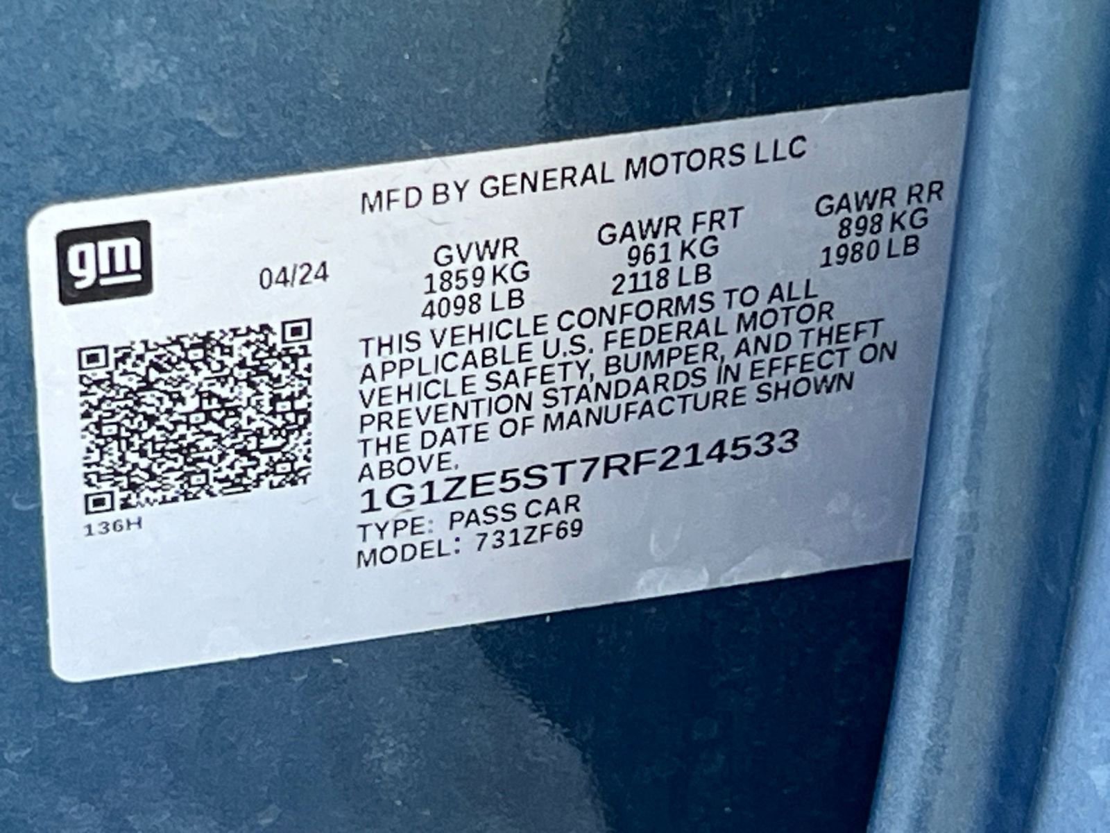 Thumbnail: 2024 Chevrolet Malibu - 22