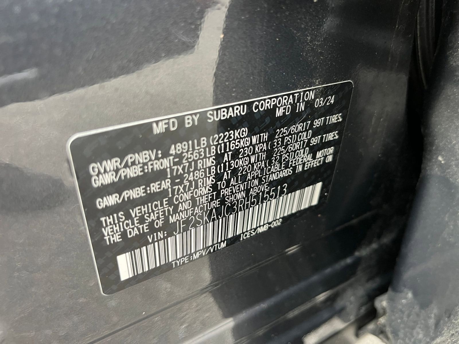 2024 Subaru Forester Wilderness 29