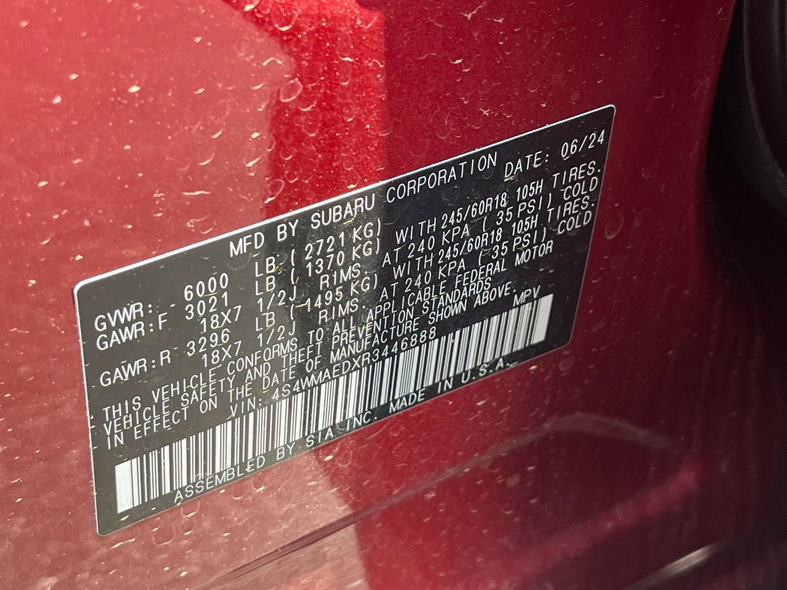 2024 Subaru Ascent Premium 29
