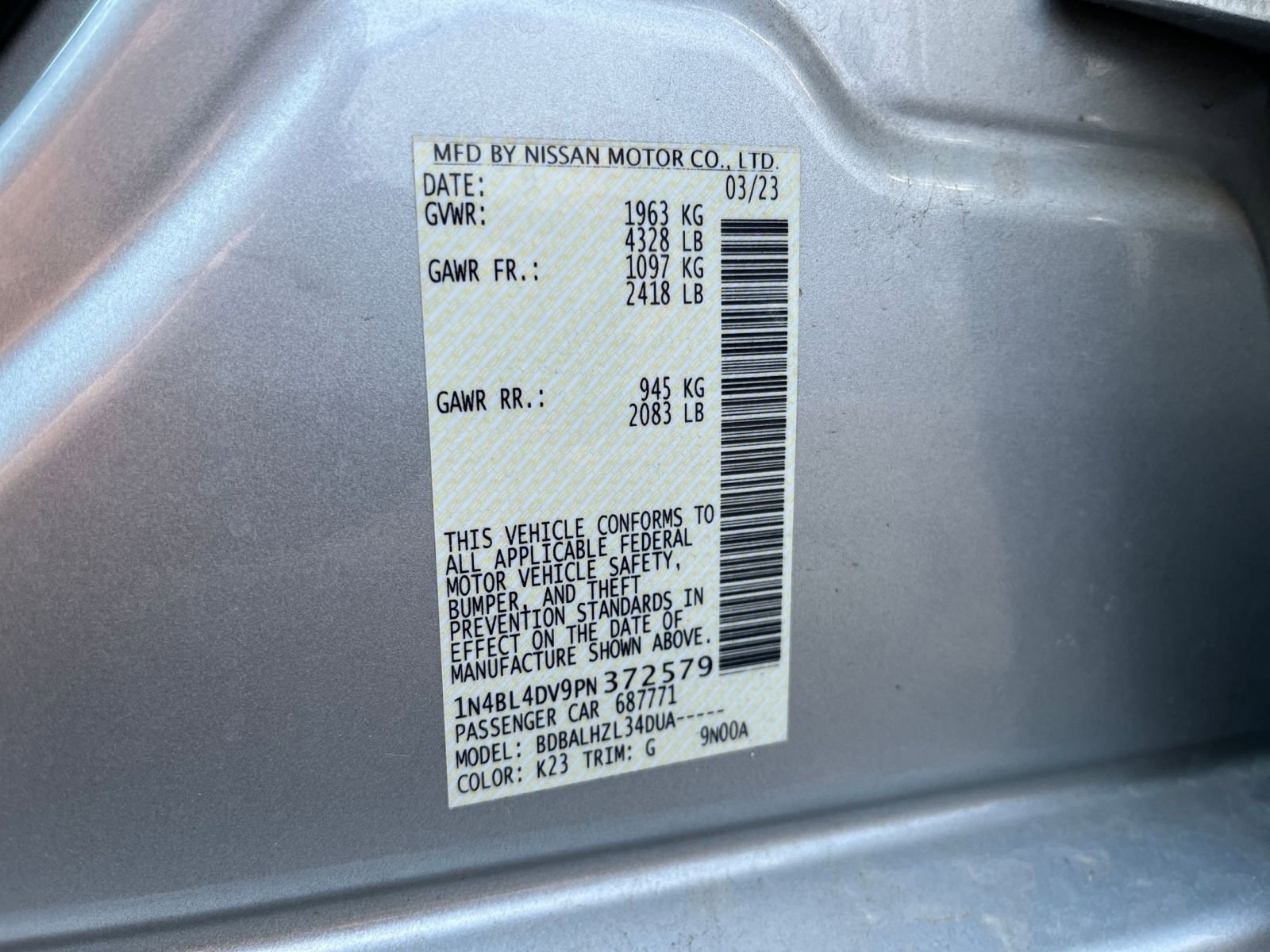 Thumbnail: 2023 Nissan Altima - 28