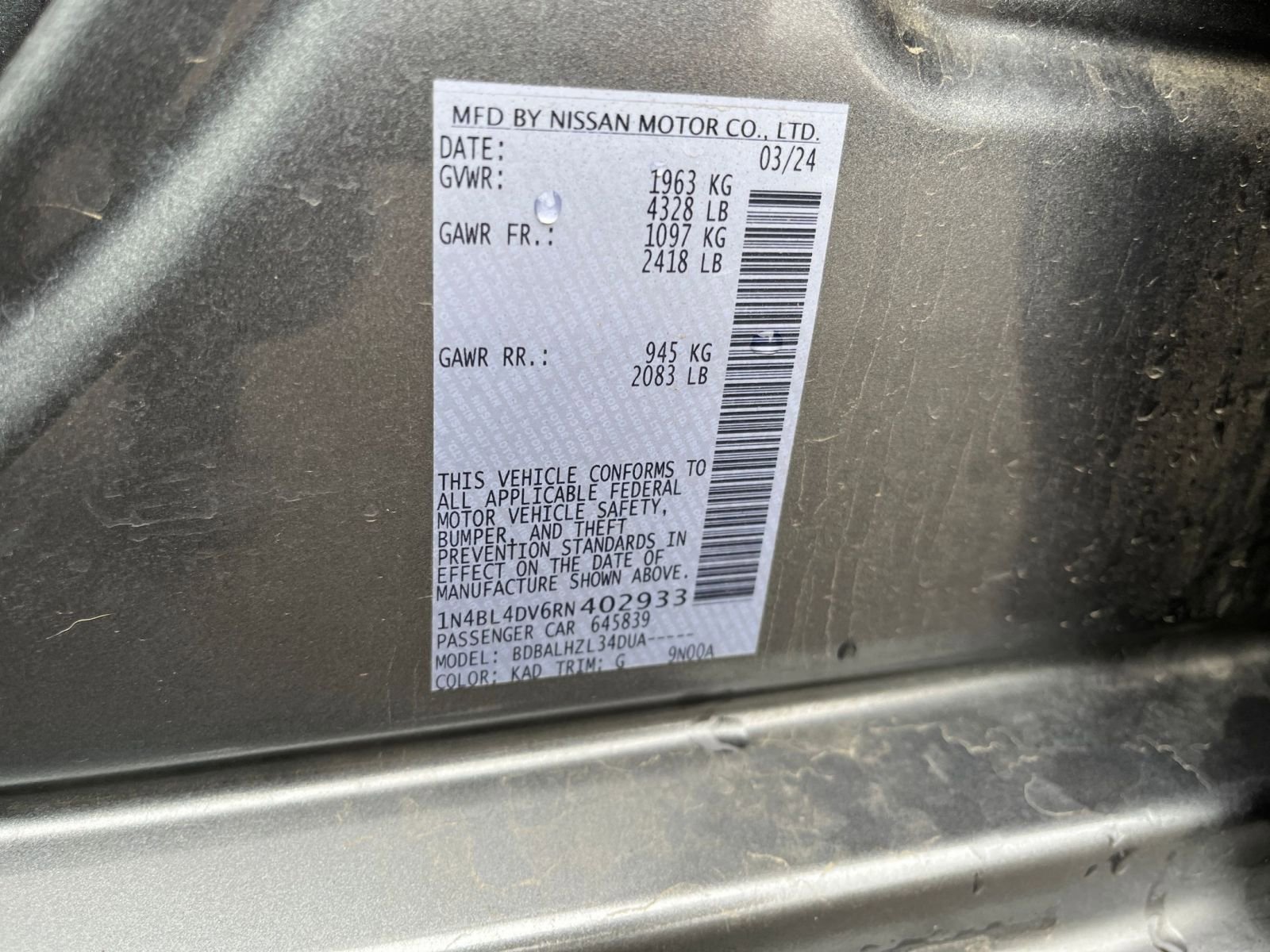 Thumbnail: 2024 Nissan Altima - 28