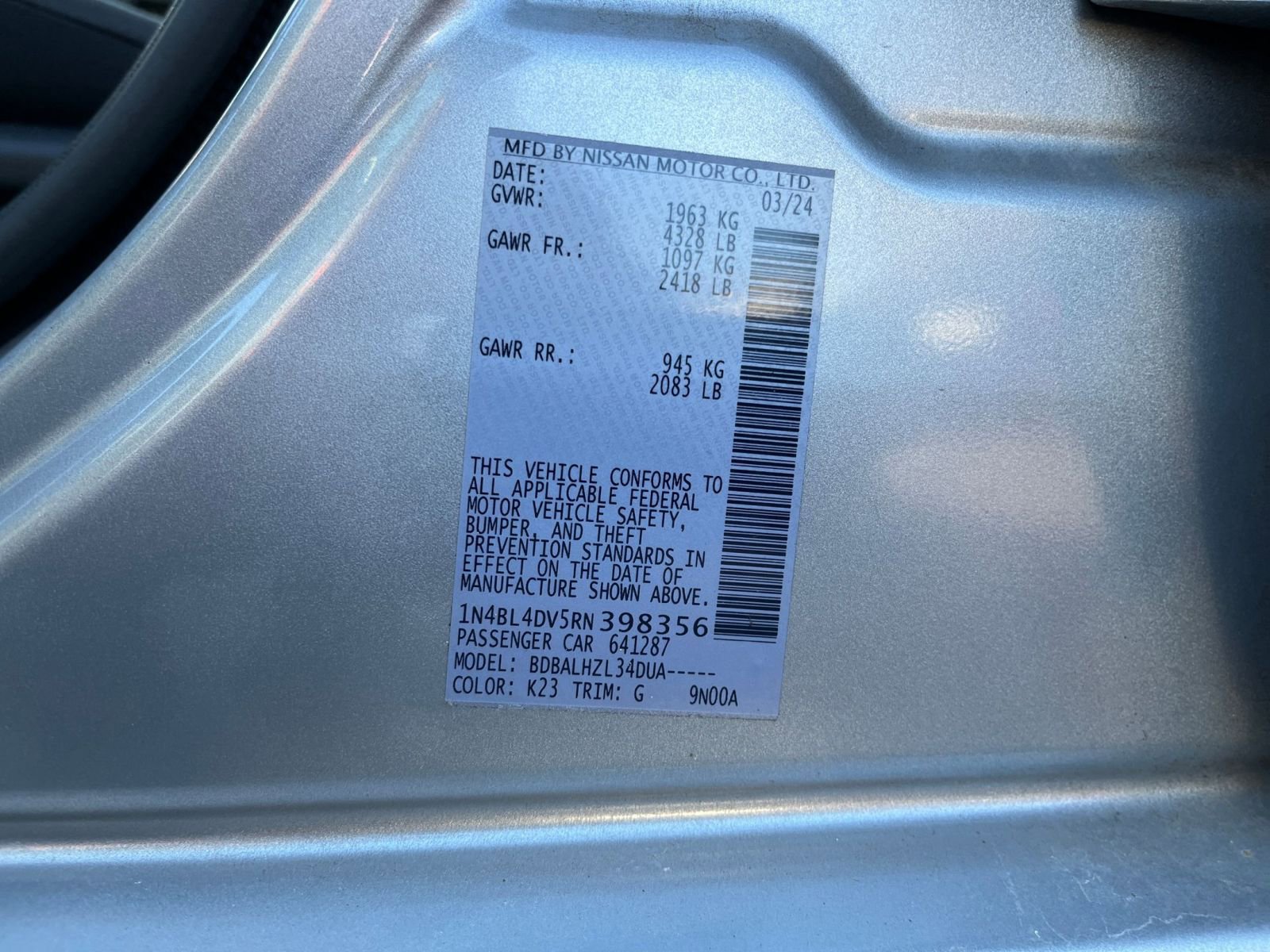 Thumbnail: 2024 Nissan Altima - 28