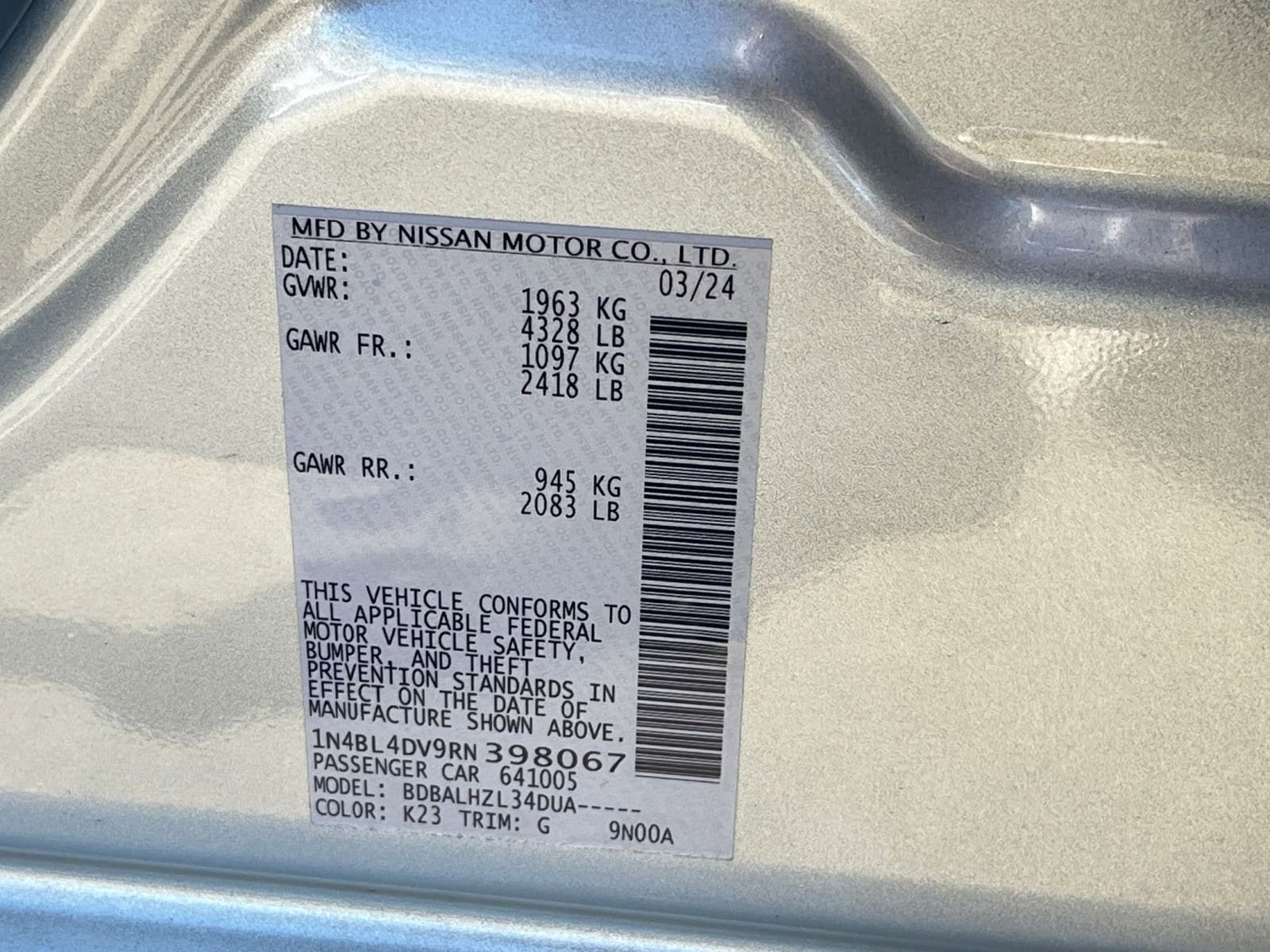 Thumbnail: 2024 Nissan Altima - 28