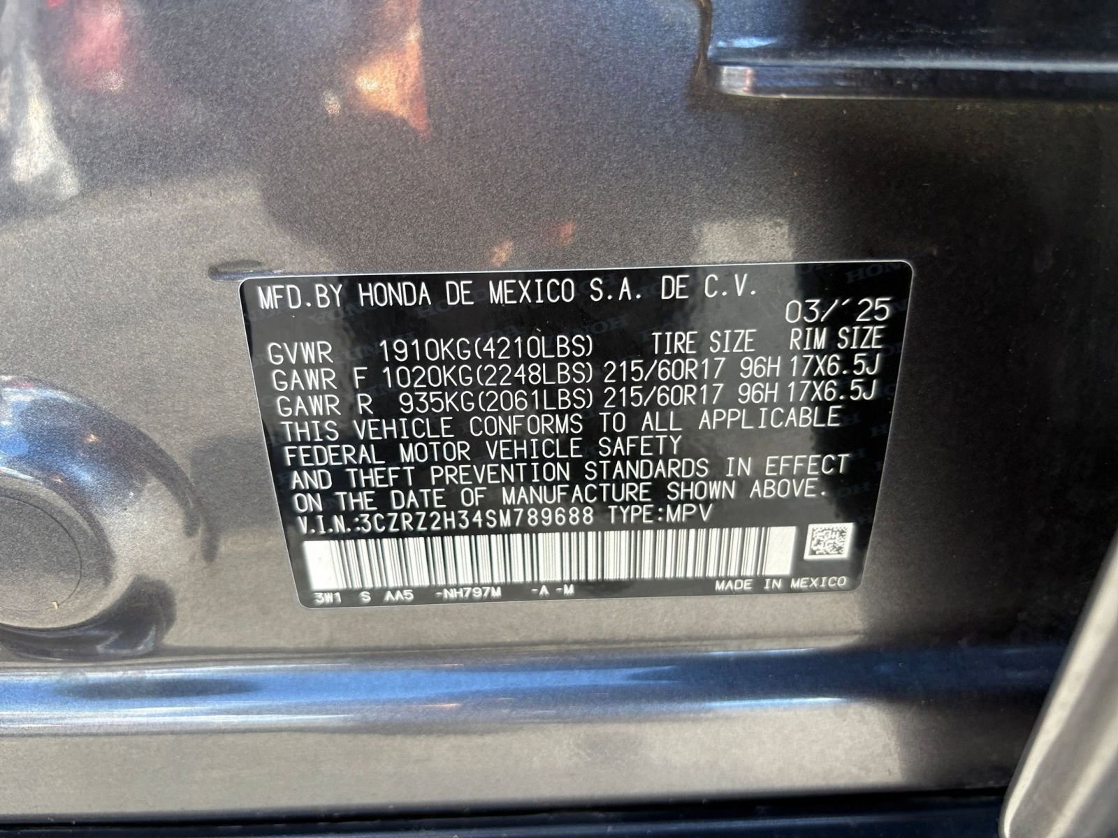 Thumbnail: 2025 Honda HR-V - 27