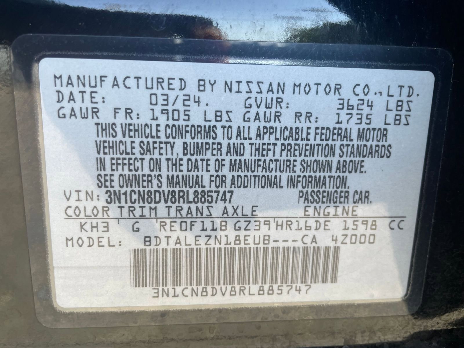 2024 Nissan Versa S 27