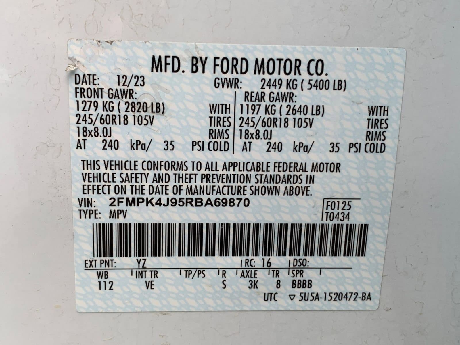 Thumbnail: 2024 Ford Edge - 29