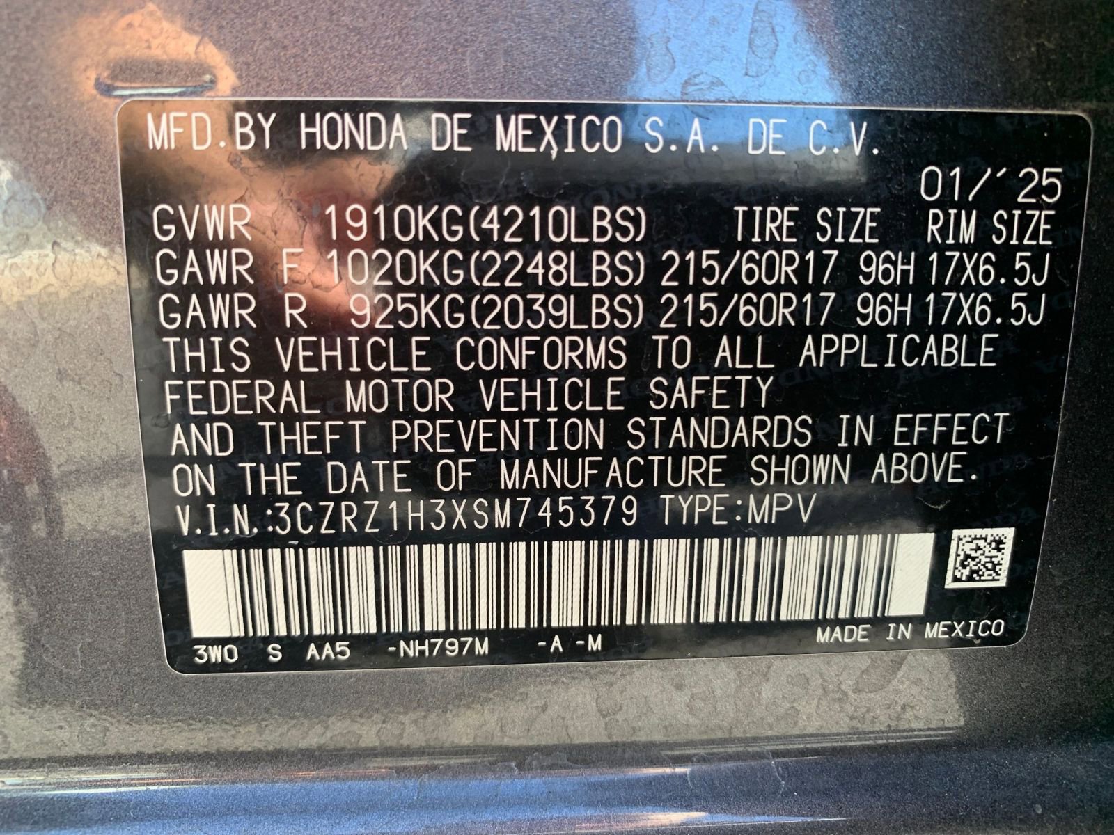 Thumbnail: 2025 Honda HR-V - 27