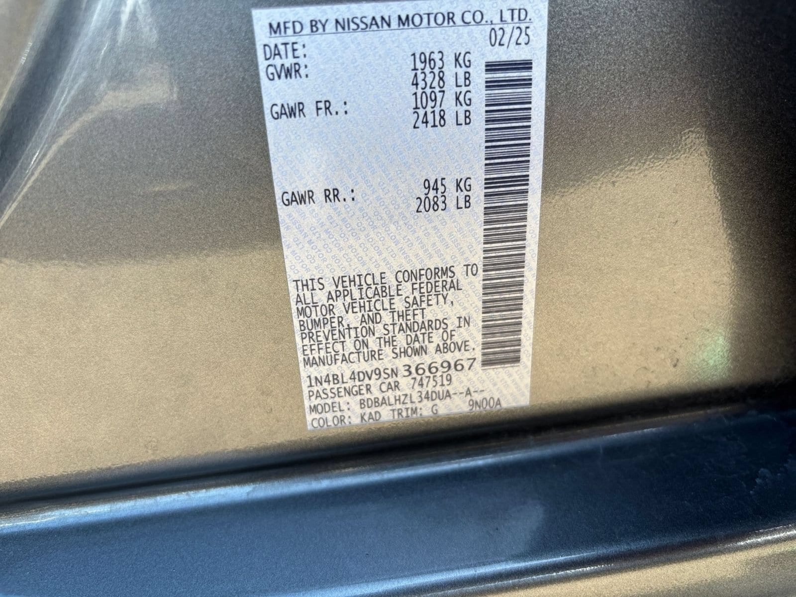 Thumbnail: 2025 Nissan Altima - 29