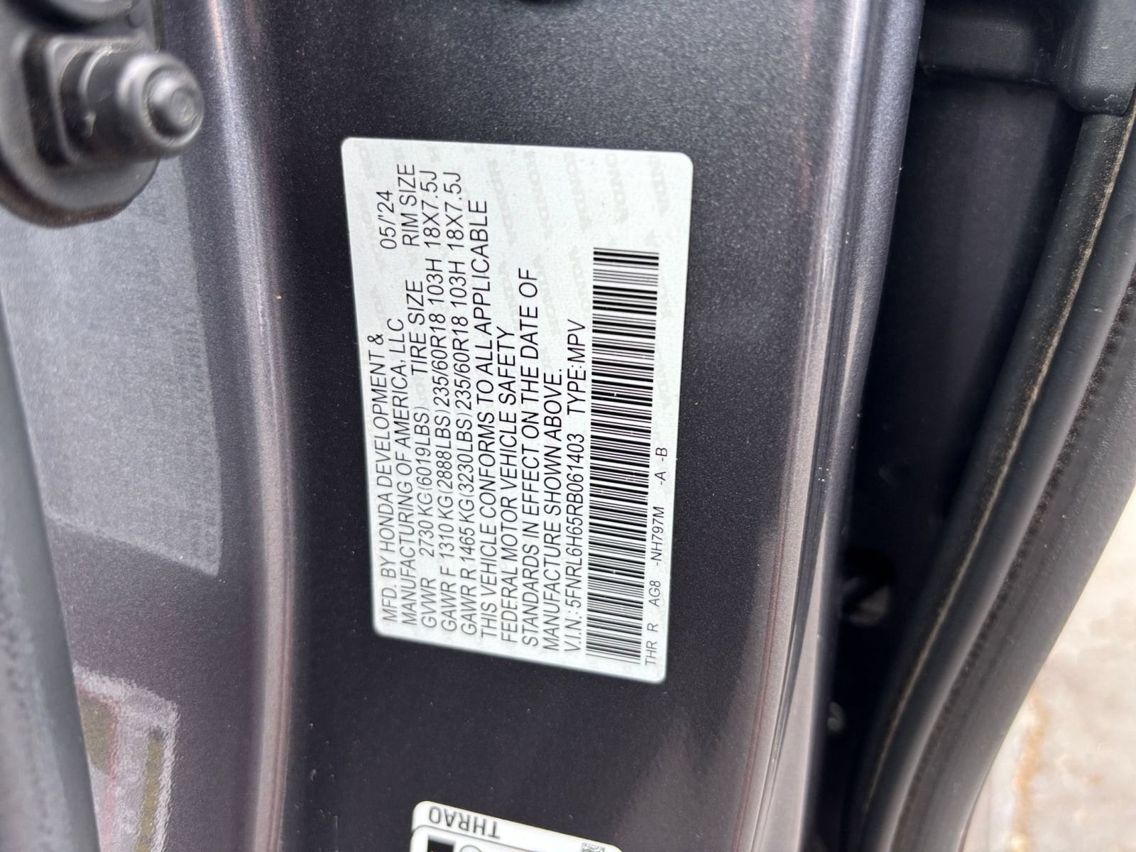 Thumbnail: 2024 Honda Odyssey - 32