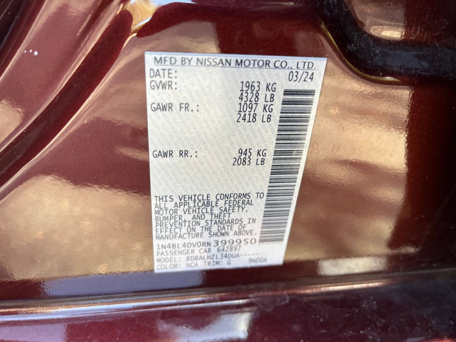 Thumbnail: 2024 Nissan Altima - 28