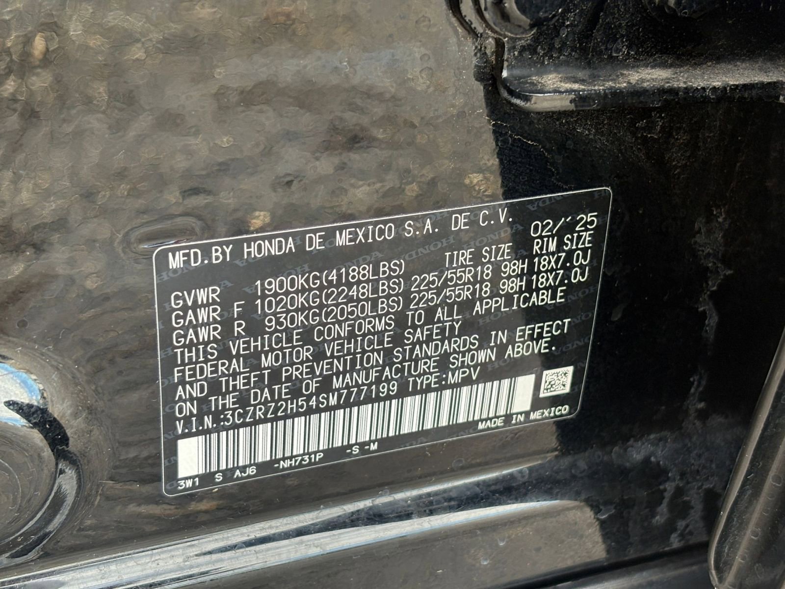 Thumbnail: 2025 Honda HR-V - 25