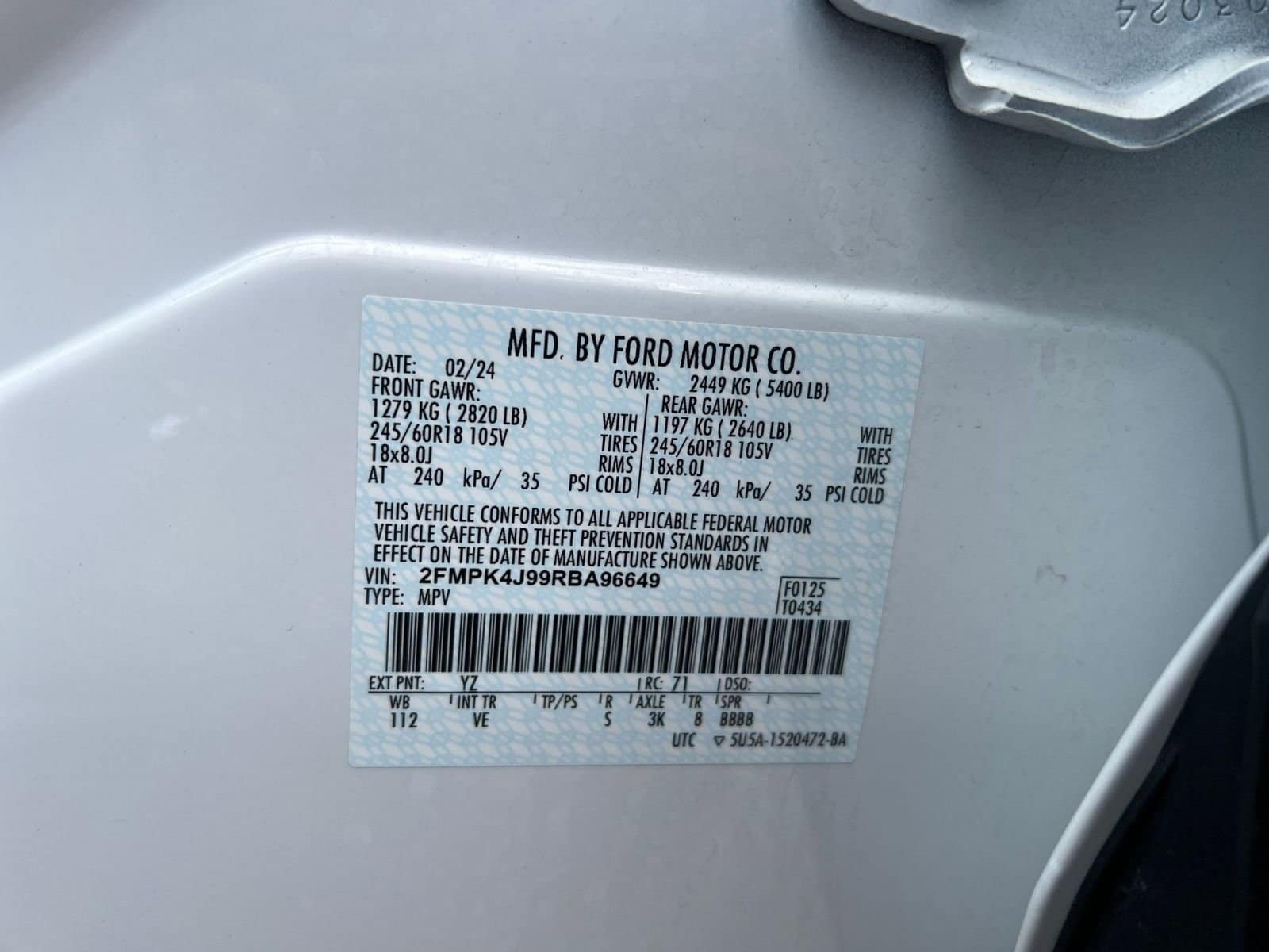 2024 Ford Edge SEL 29
