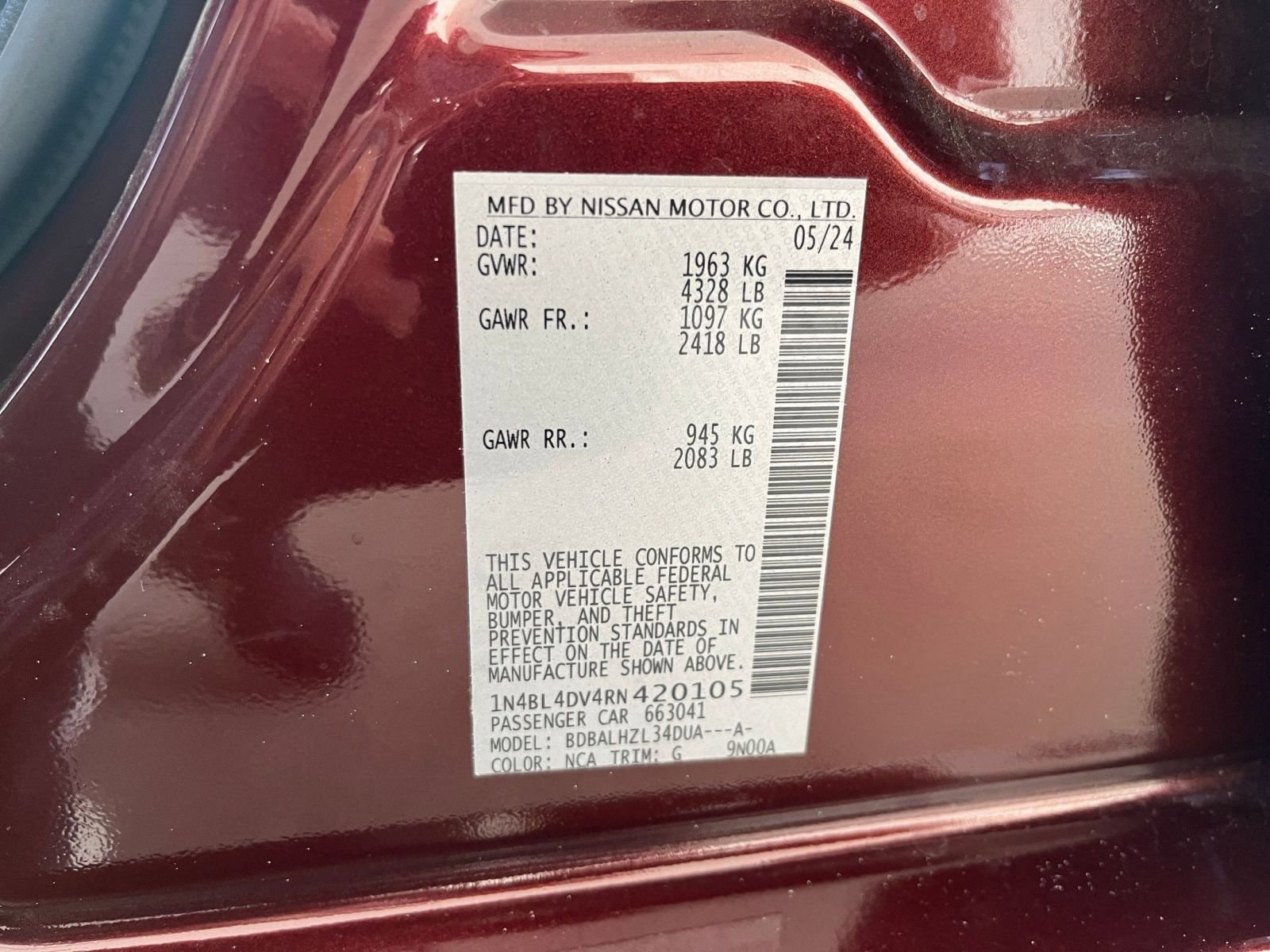 Thumbnail: 2024 Nissan Altima - 30