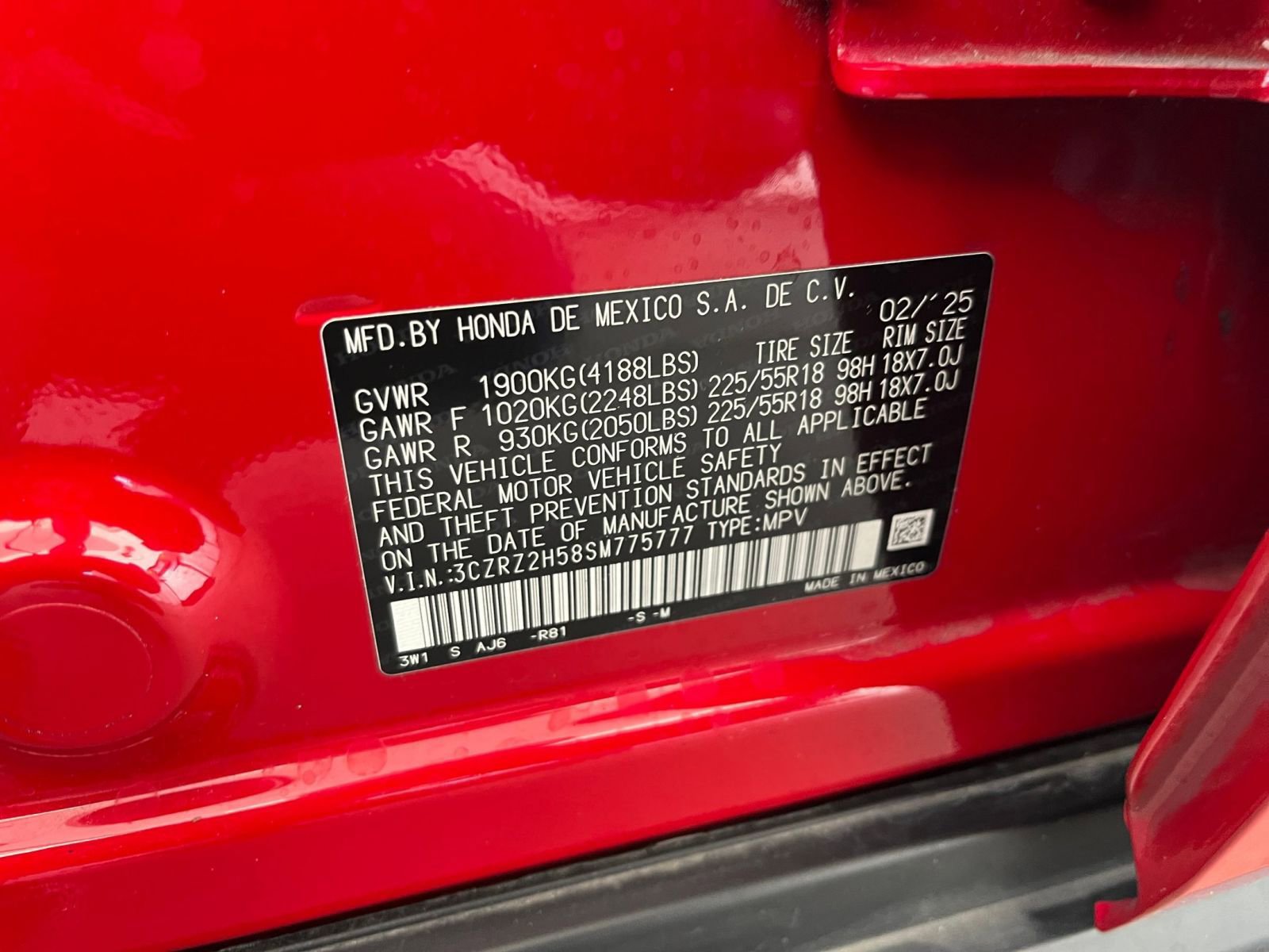 Thumbnail: 2025 Honda HR-V - 29