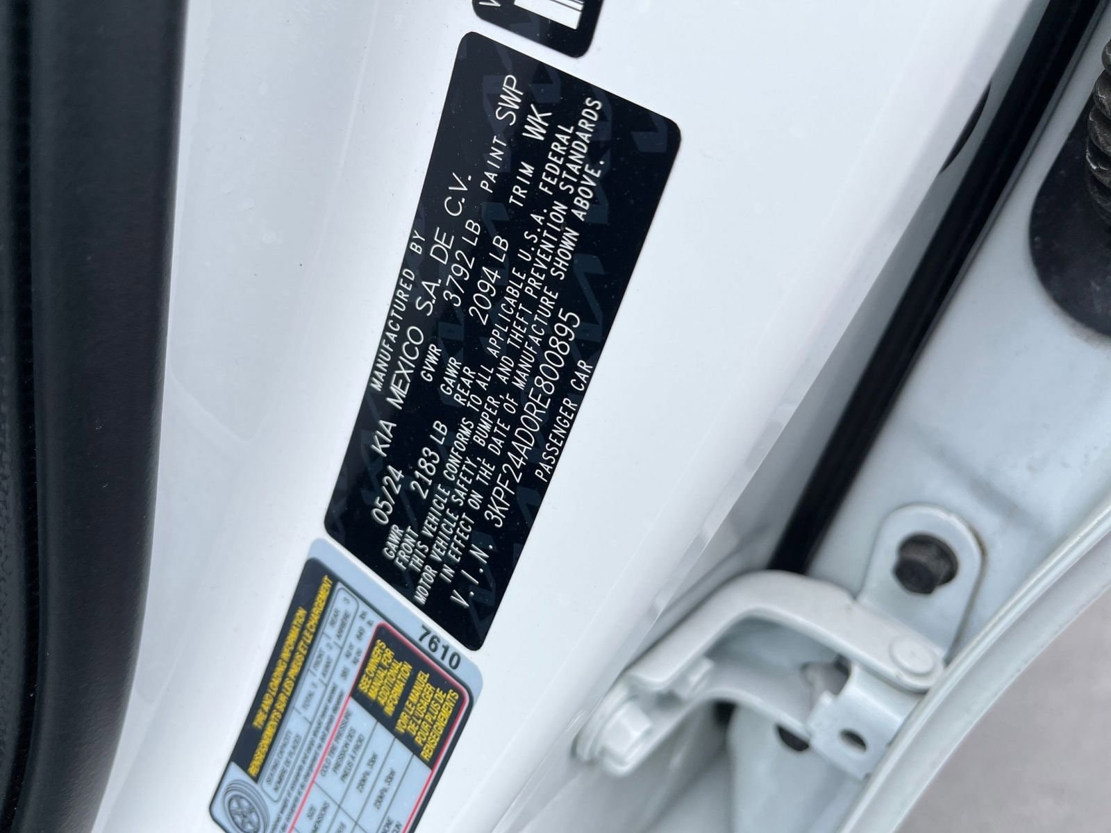 2024 Kia Forte LXS 24