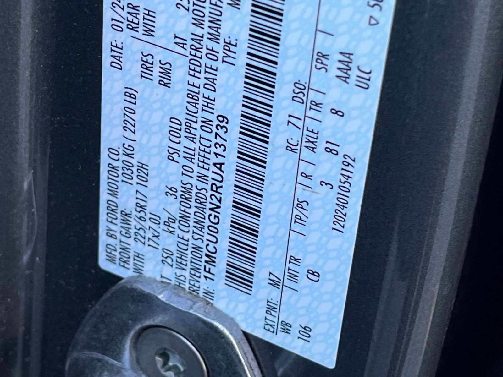 Thumbnail: 2024 Ford Escape - 30