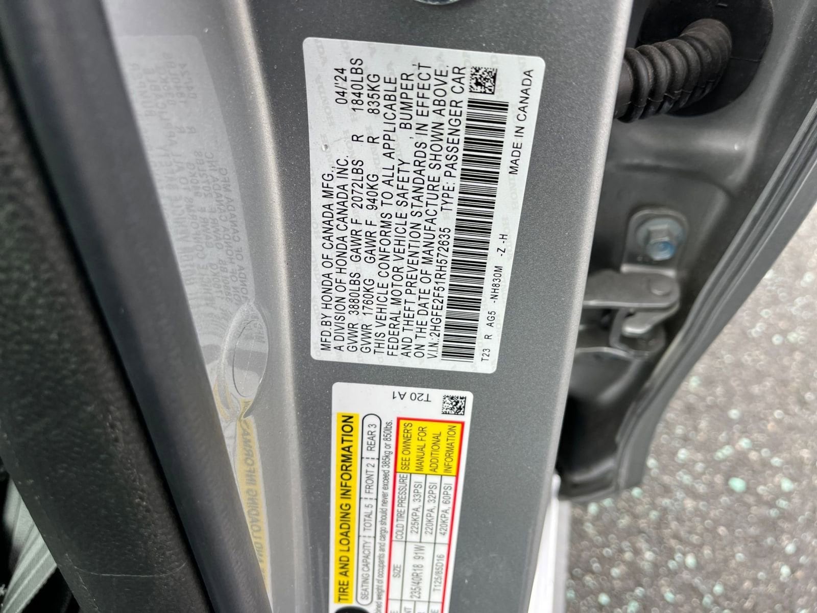 2024 Honda Civic Sport 27