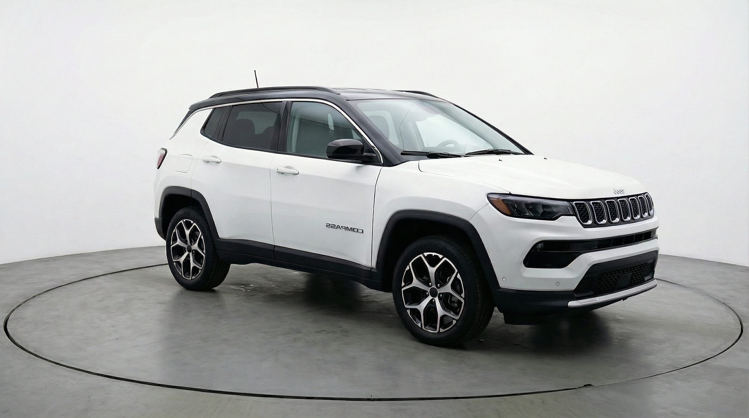Bright White 2025 Jeep Compass Limited 4WD SUV / Crossover Four-Wheel Drive 8-Speed Automatic