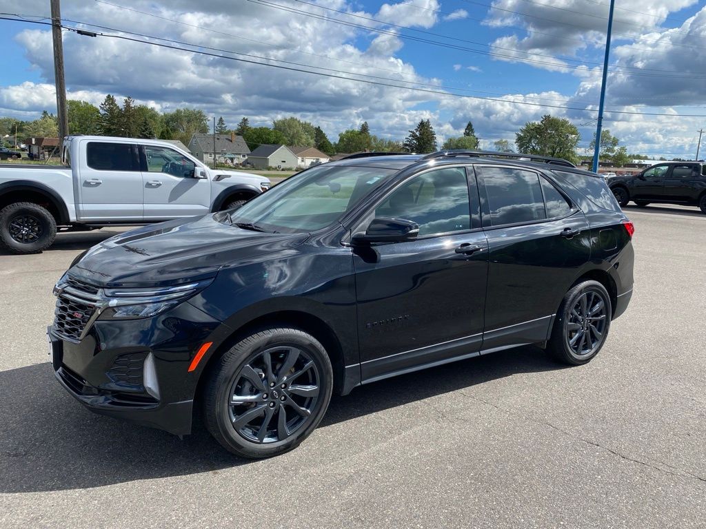 Used 2023 Chevrolet Equinox RS with VIN 3GNAXWEG0PL197393 for sale in Hibbing, Minnesota